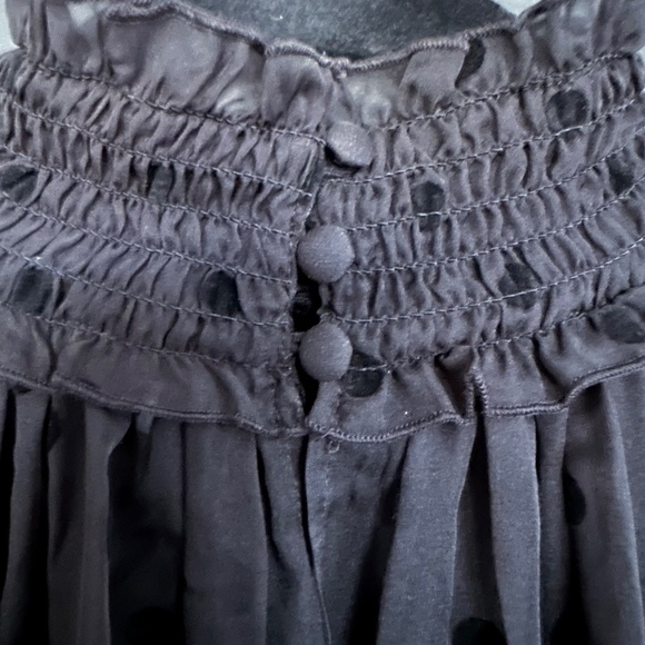 🖤✨ NWT The Kooples Black Sheer Polka Dot 2-Piece Mini Dress | Versatile $415! - Picture 9 of 12